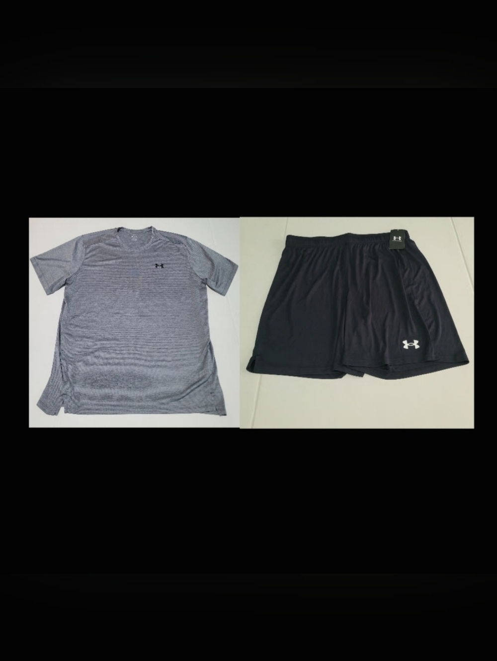 Under Armour Men's Black Athletic Shorts Set